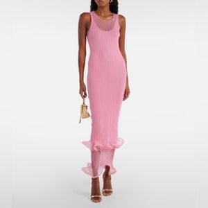 Simkhai Pink Daniella chiffon pleated dress

Worn once